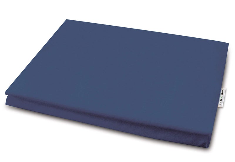 InteVision 400 Thread Count, 100% Egyptian Cotton Bed Wedge Pillowcase; Replacement Cover Designed to Fit The 12" (Height) Version of The Wedge Bed Pillow (25" x 24" x 12" or Similar Sizes) - Image 1